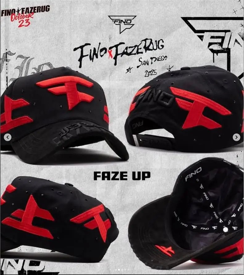 Design ThirtyOne x De Fact LA 'El Mago' Embroidered Baseball Cap Black Baseball Cap - 26