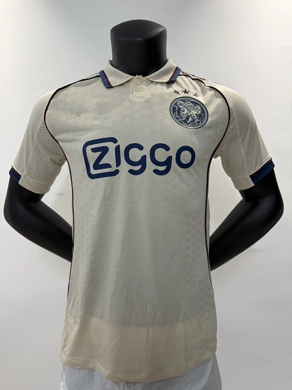 Ajax Amsterdam 2023-24 Away Jersey Beige