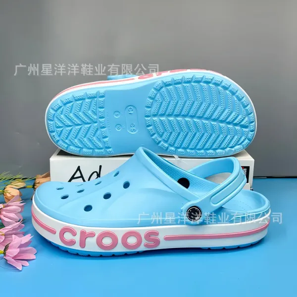 Crocs Classic Clog Pink and White Casual Sandals - 22
