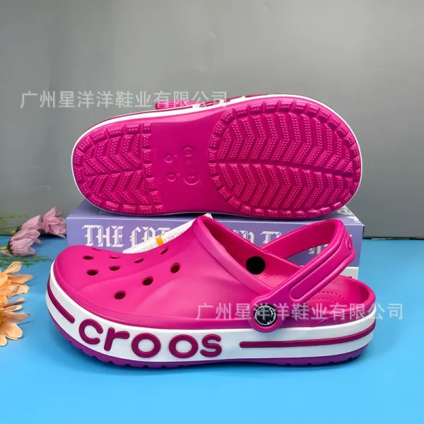 Crocs Classic Clog Pink and White Casual Sandals - 24