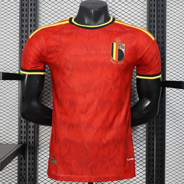 Design Belgium National Team Home Jersey Red Jersey - 1