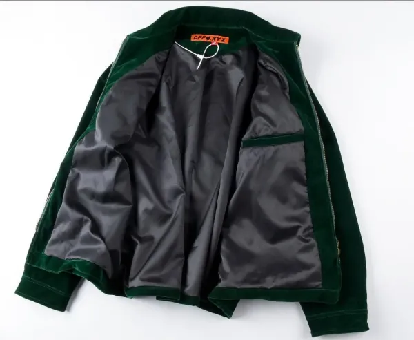 C.P. Company Velvet Workwear Jacket Forest Green Outerwear.jacket - 10