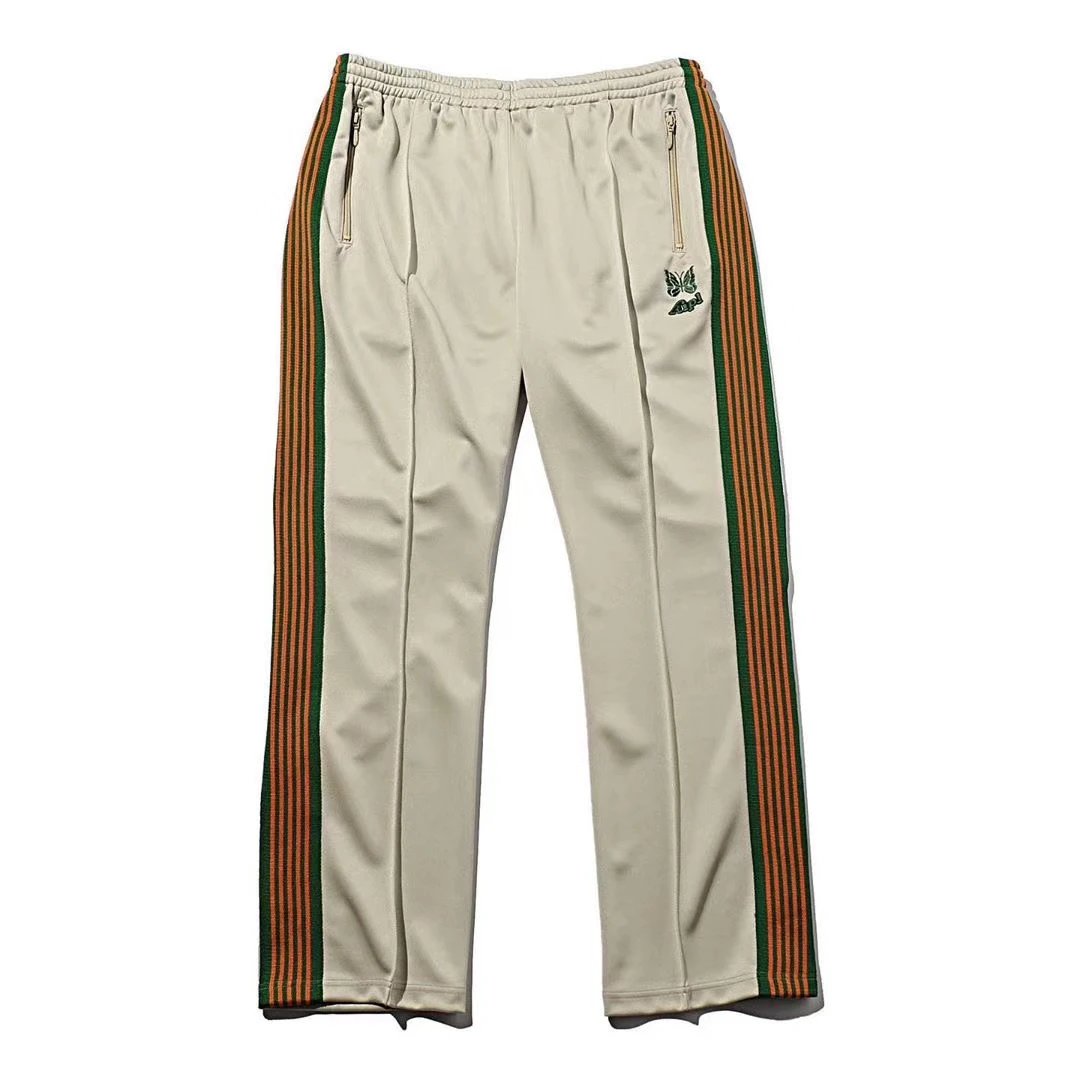Casablanca Track Pants Beige with Green and Orange Stripes - 7