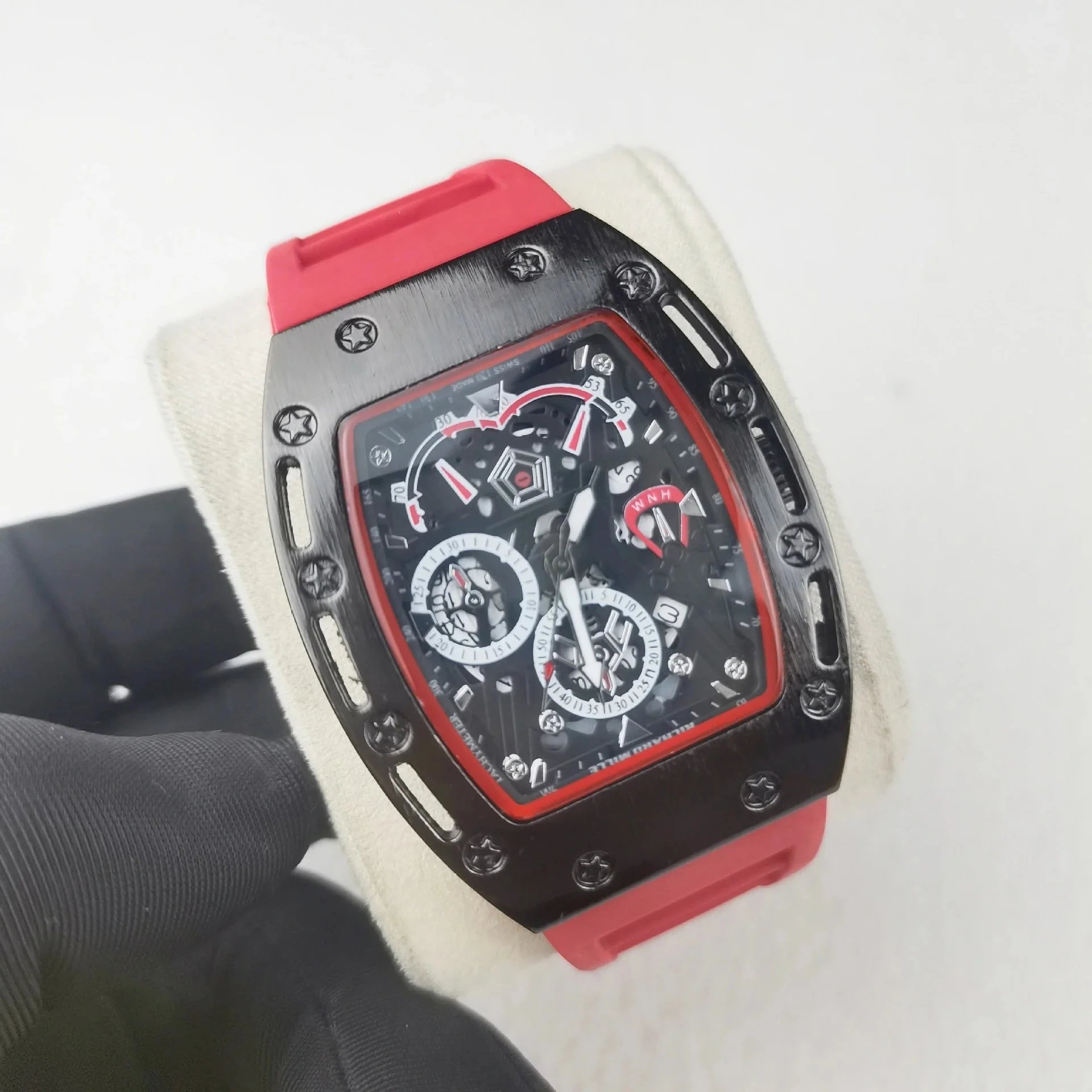 Richard Mille RM 011 Red Carbon Fiber Chronograph Watch Watches
