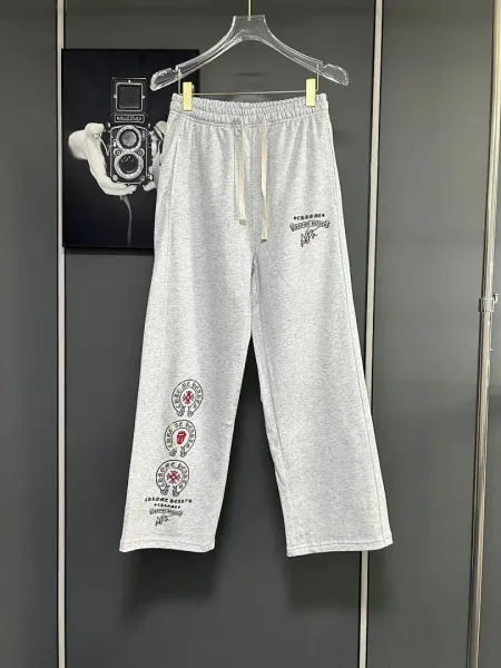 Chrome Hearts x The Rolling Stones Patchwork Sweatpants Gray - 1