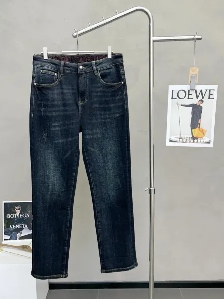 Design Straight Fit Dark Wash Jeans - 1