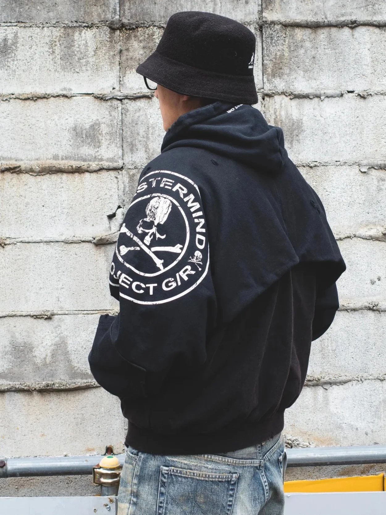 Design Mastermind Japan Project GIR Hooded Zip-Up Jacket Black Outerwear - 4