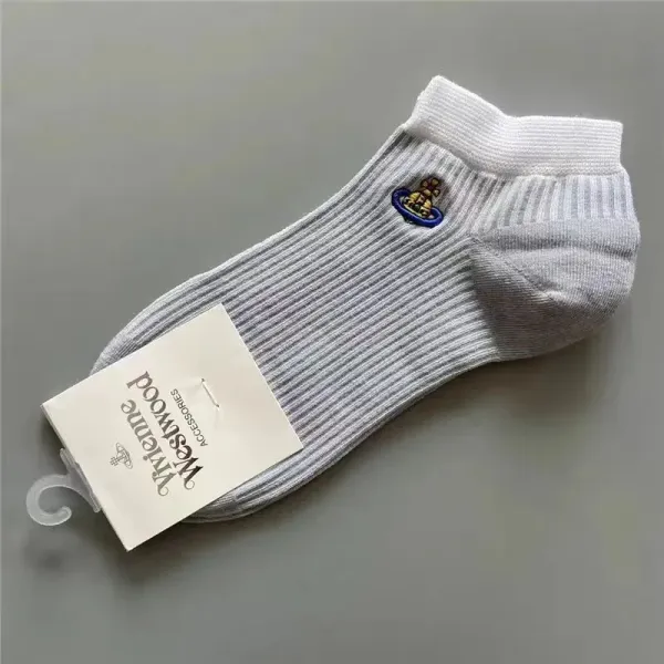 Vivienne Westwood Orb Logo Striped Ankle Socks Multicolor - 8