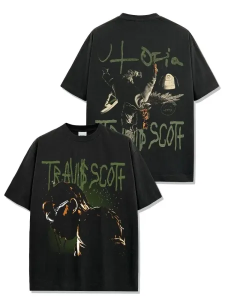 Travis Scott Cactus Jack Purple Graphic T-Shirt - 4