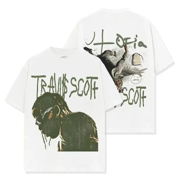 Travis Scott Cactus Jack 'Hoffia' Graphic T-Shirt White - 1