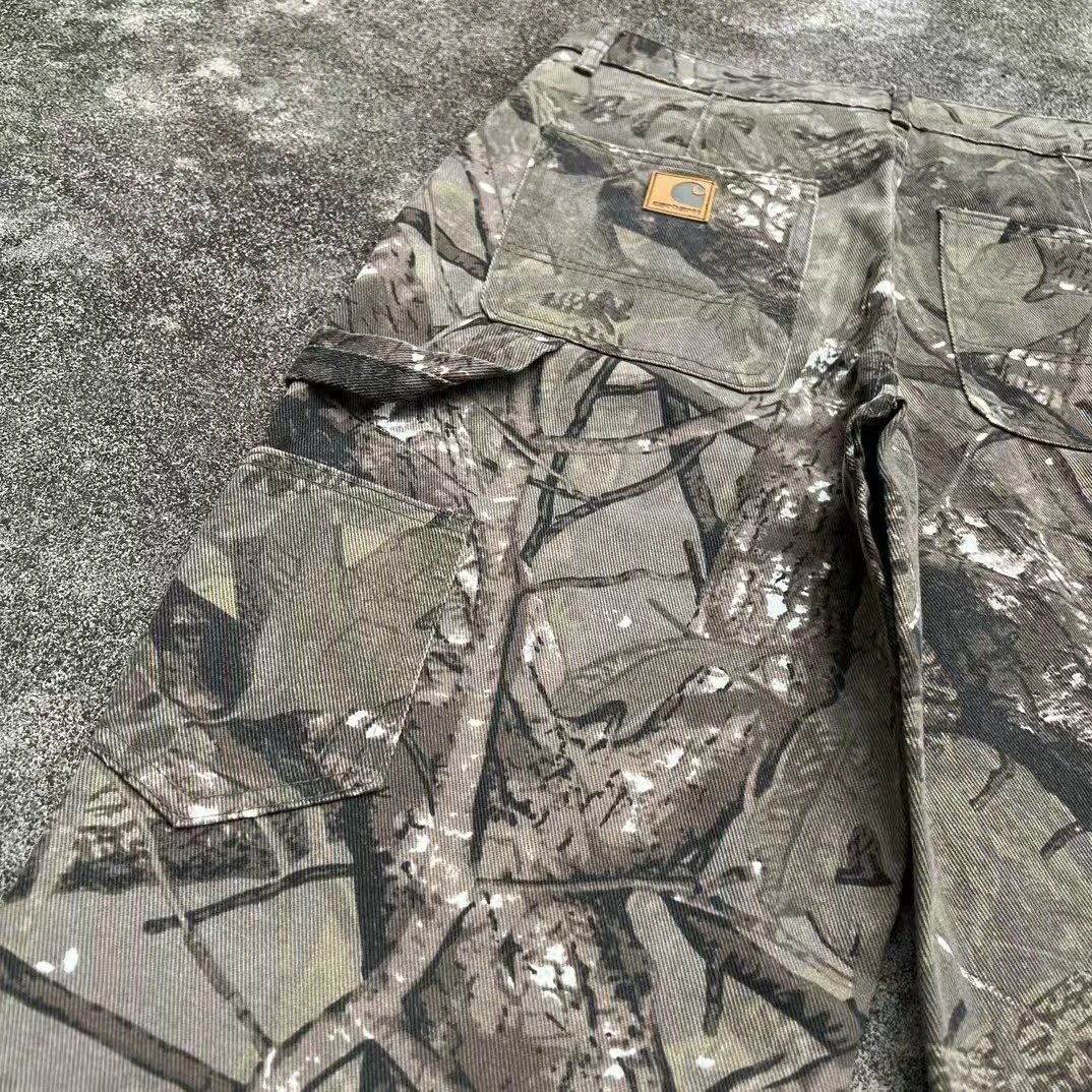Carhartt Work In Progress Camo Print Cargo Pants - 6