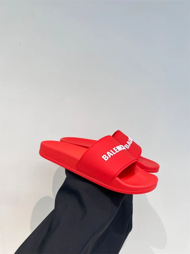 Balenciaga slippers couple style soft-soled beach sandals for outer wear | Superrbuy Spreadsheet