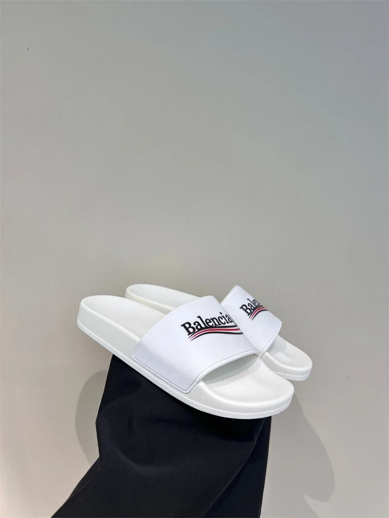 Balenciaga slippers couple style soft-soled beach sandals for outer wear | Superrbuy Spreadsheet