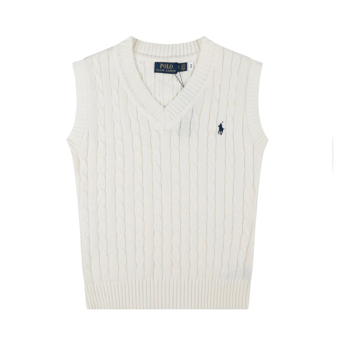 Knit Polo Embroidered Vest photo 2