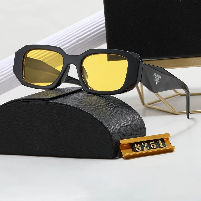 Black framed yellow film
