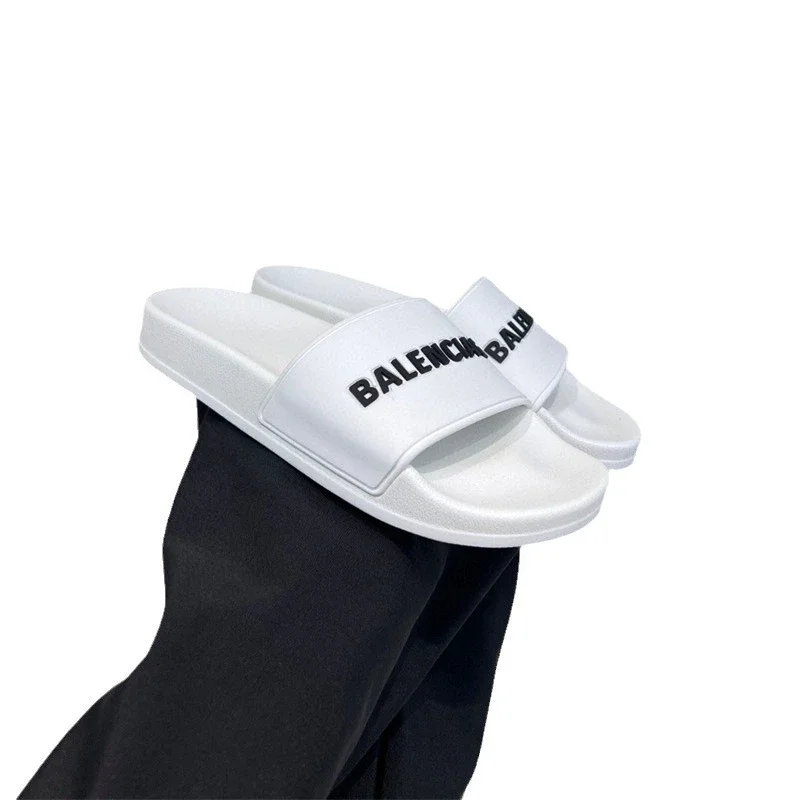 Balenciaga slippers couple style soft-soled beach sandals for outer wear | Superrbuy Spreadsheet