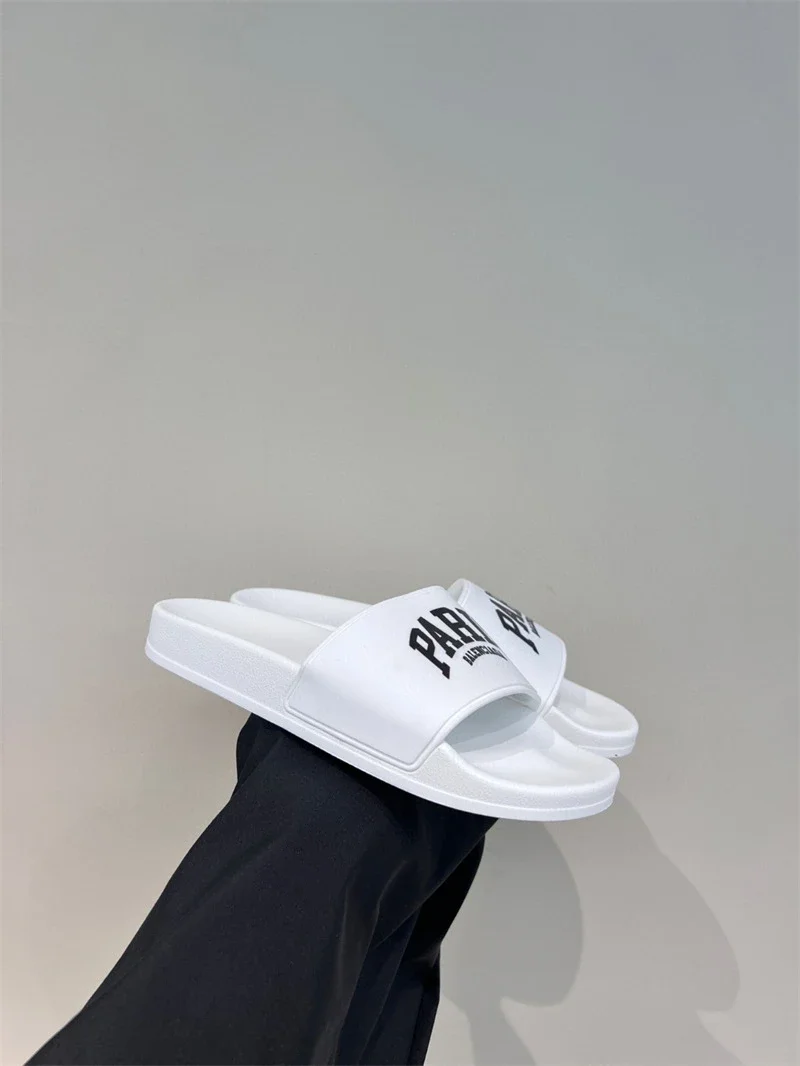 Balenciaga slippers couple style soft-soled beach sandals for outer wear | Superrbuy Spreadsheet