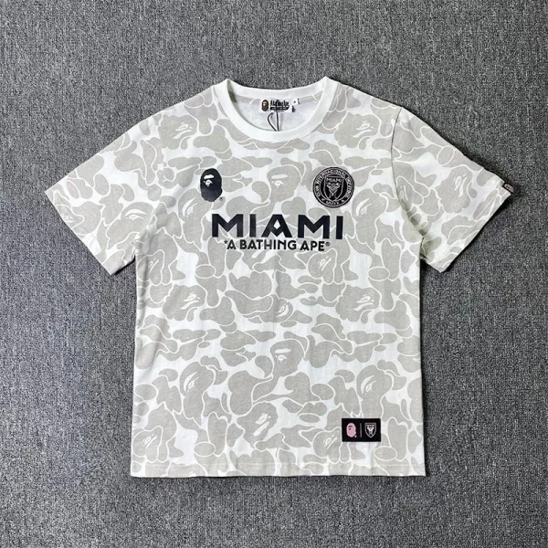 A Bathing Ape x Inter Miami CF Camo Graphic T-Shirt - 1