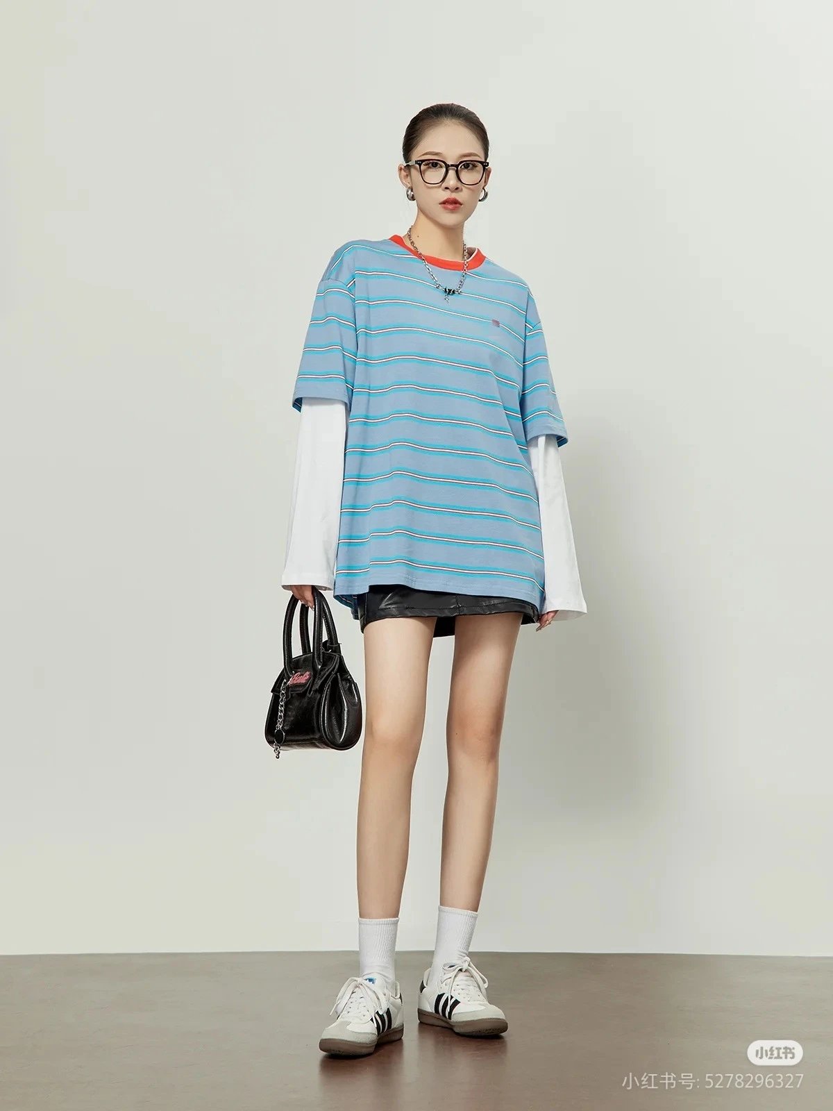 Striped Long-Sleeved Base Layer Top photo 8