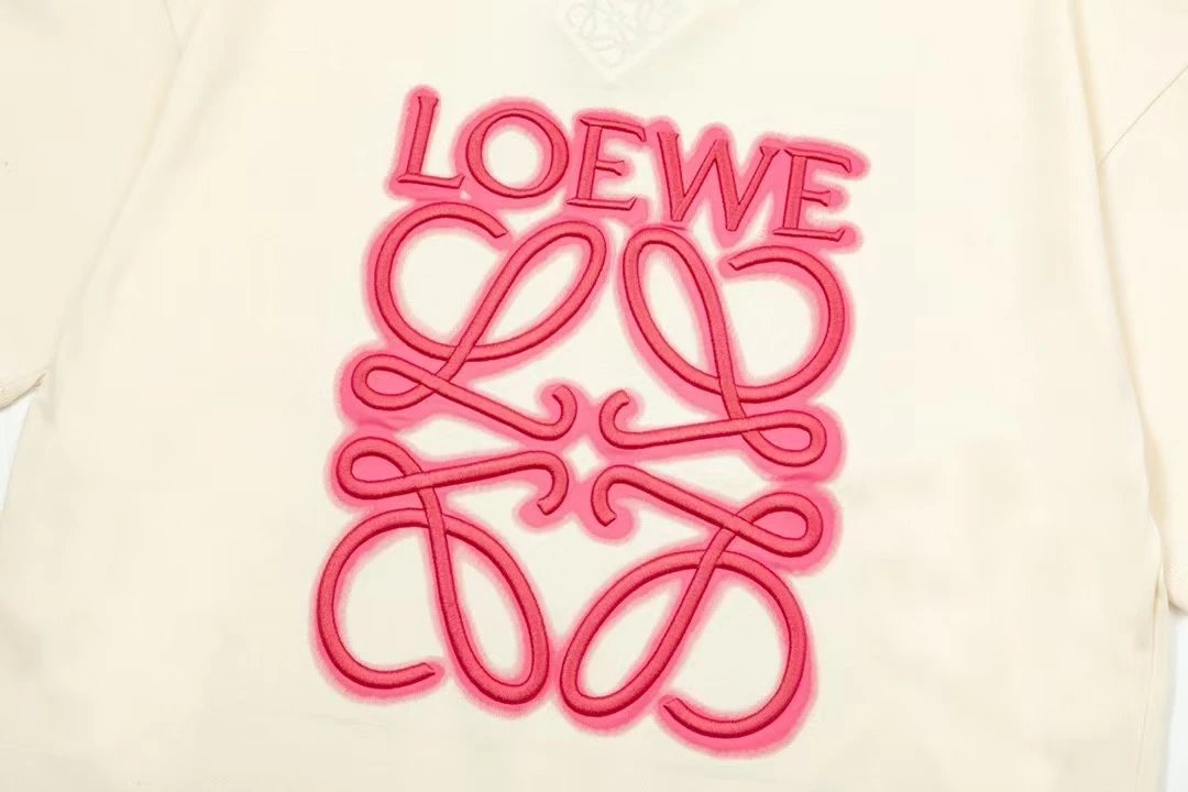 Loewe Anagram Logo T-Shirt Pink - 35