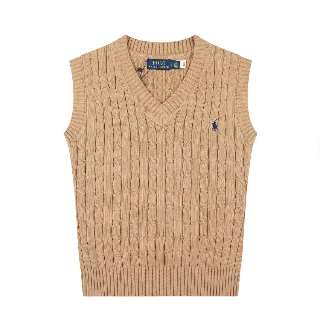 Knit Polo Embroidered Vest photo 6