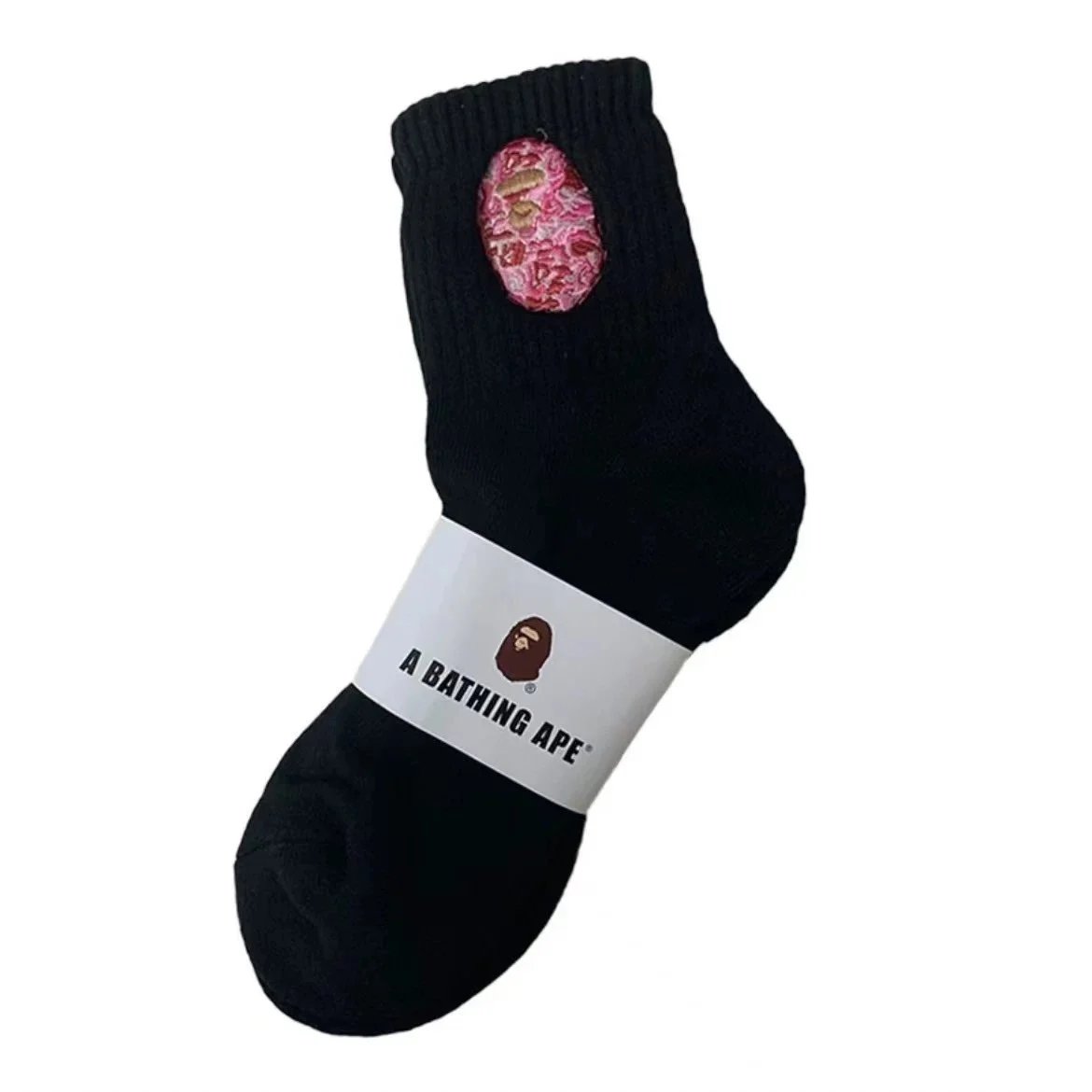 High-Top Cotton Socks Sweat-Absorbent Mid-Calf White photo 8