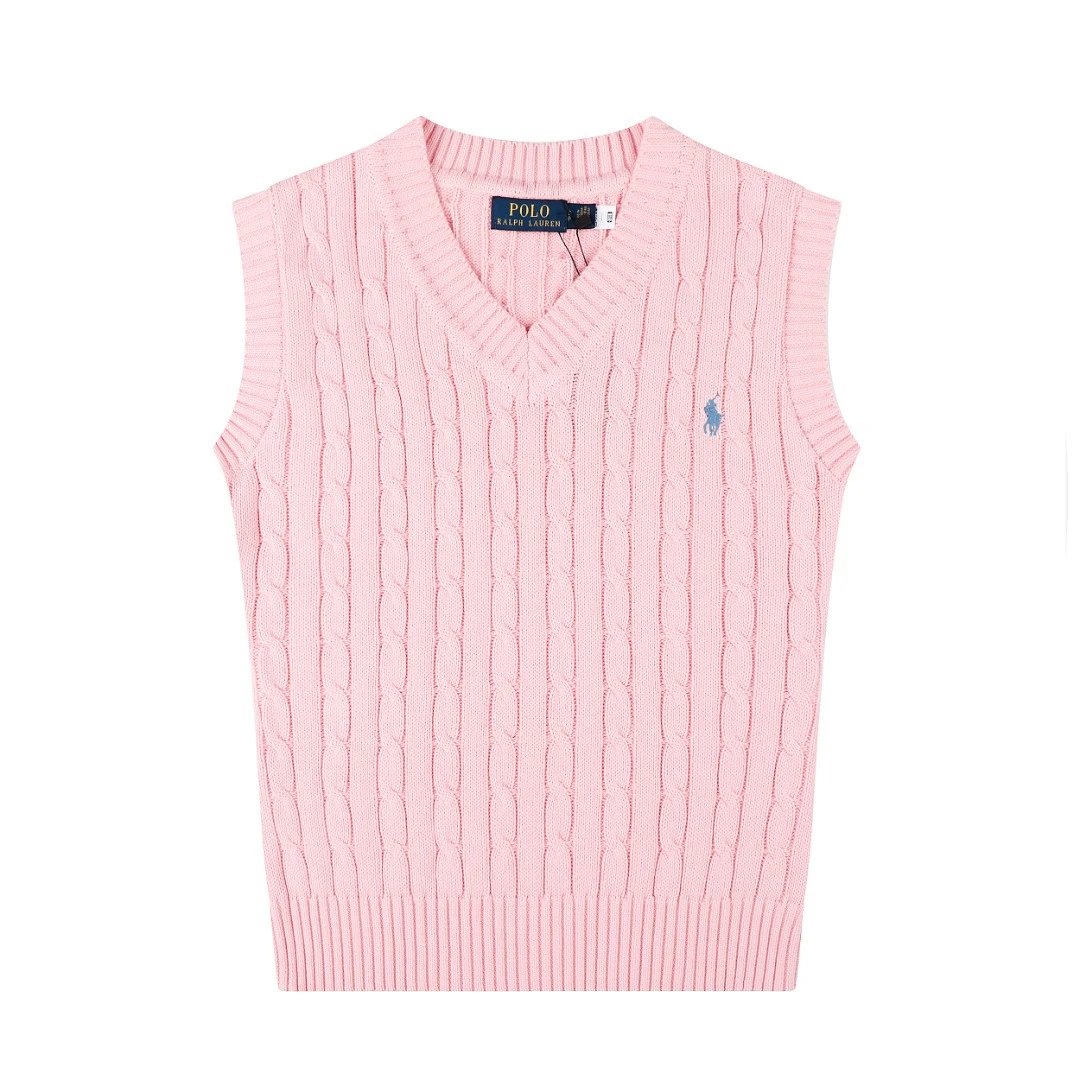 Knit Polo Embroidered Vest photo 4
