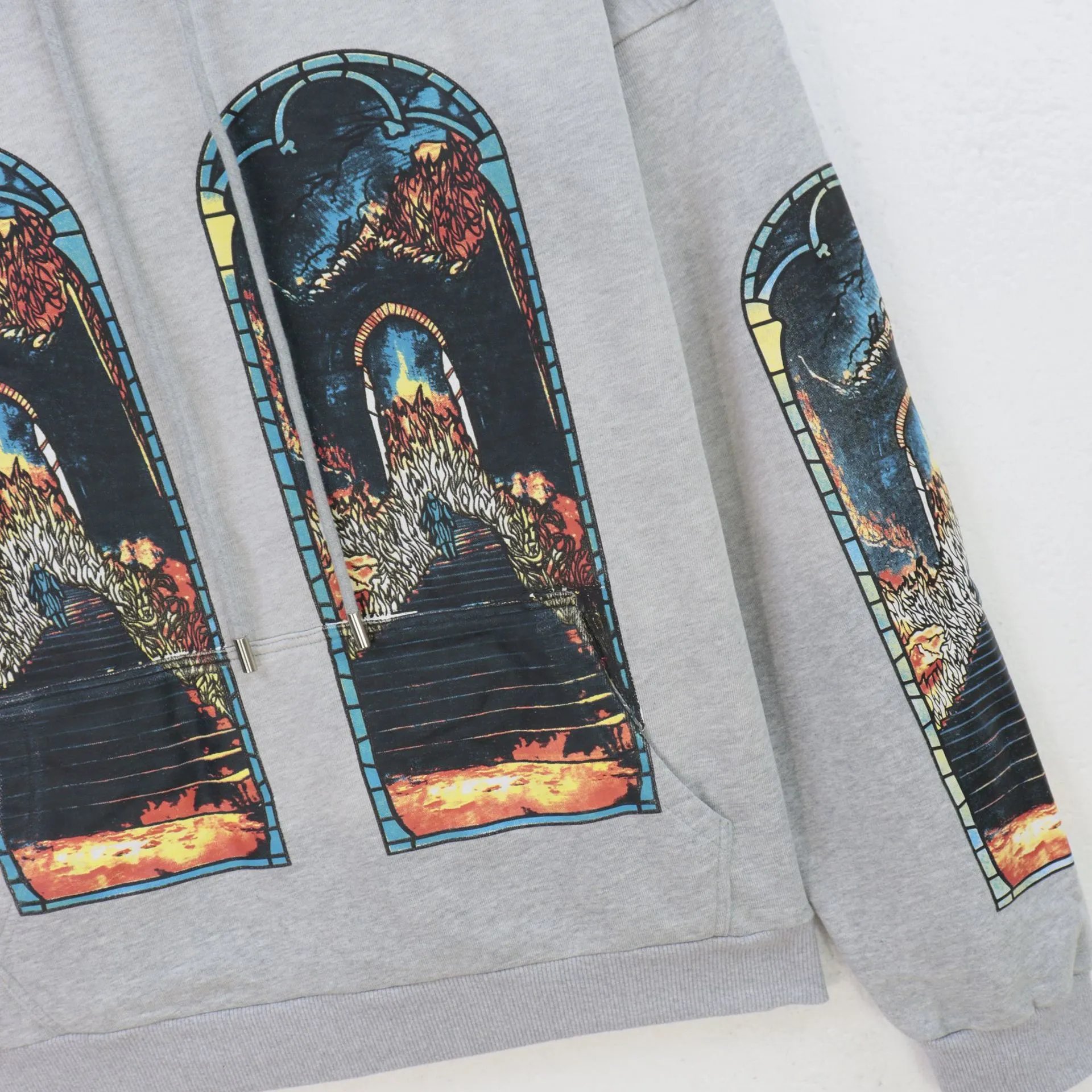 Gallery Dept. Flame Print Flared Sweatpants Black - 28
