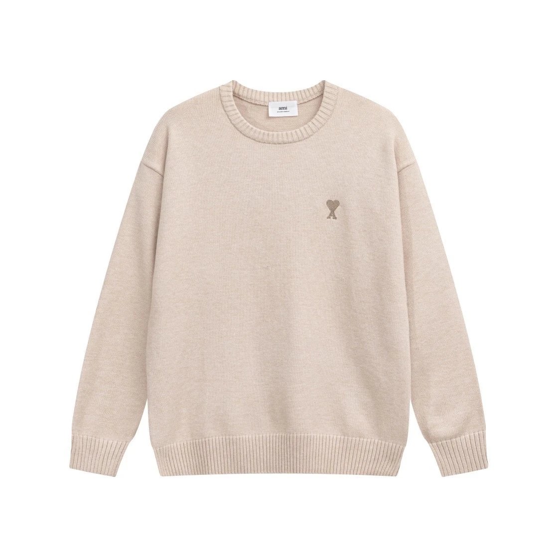 Heart Embroidered Knit Sweater photo 4