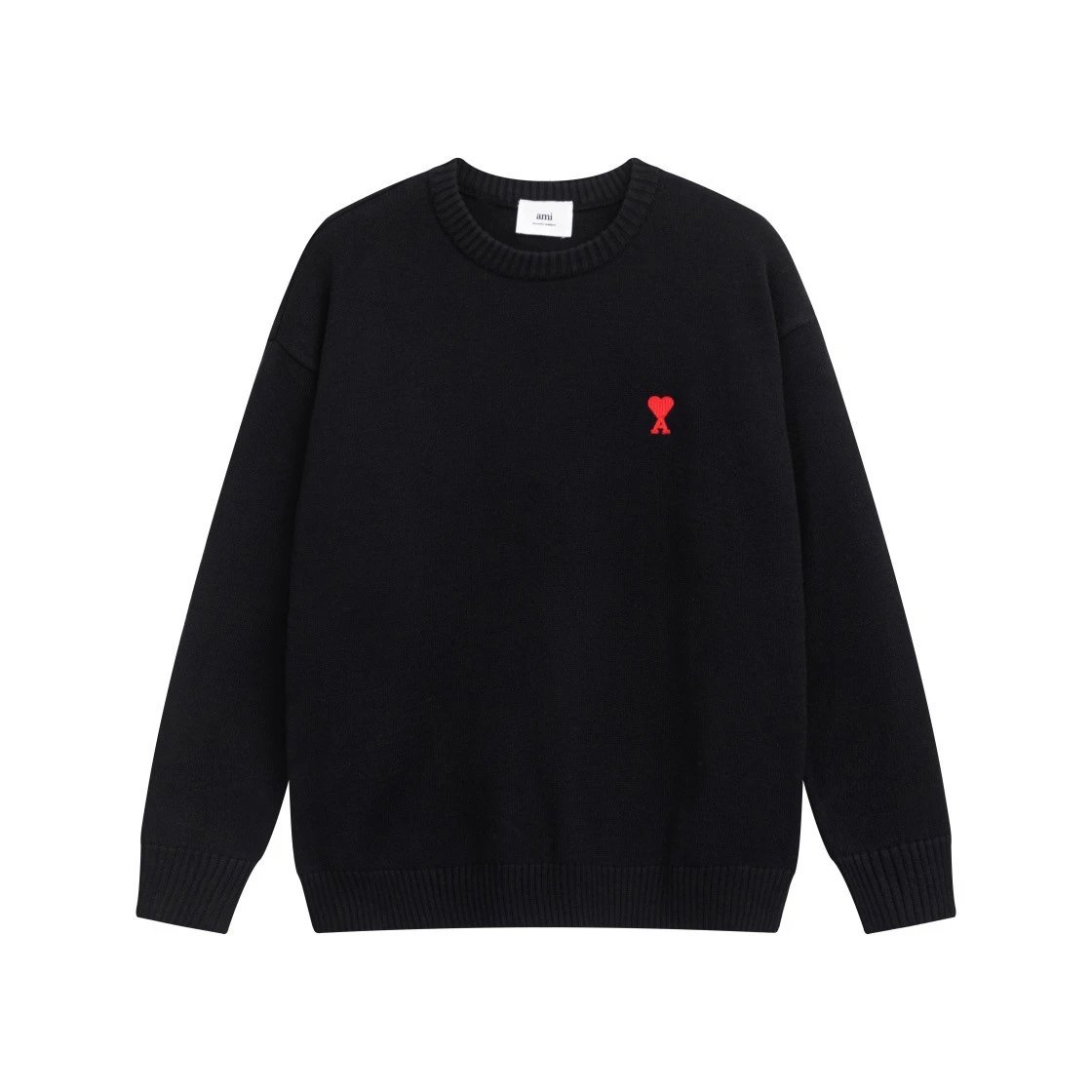 Heart Embroidered Knit Sweater photo 6