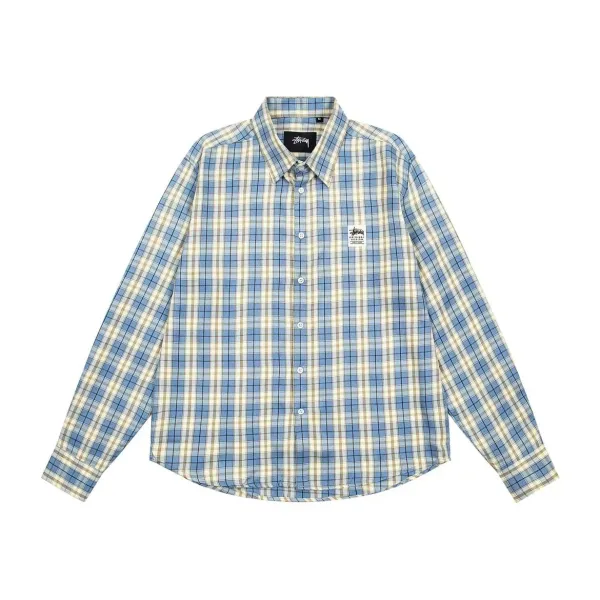 Stüssy Oversized Button-Up Shirt White - 5