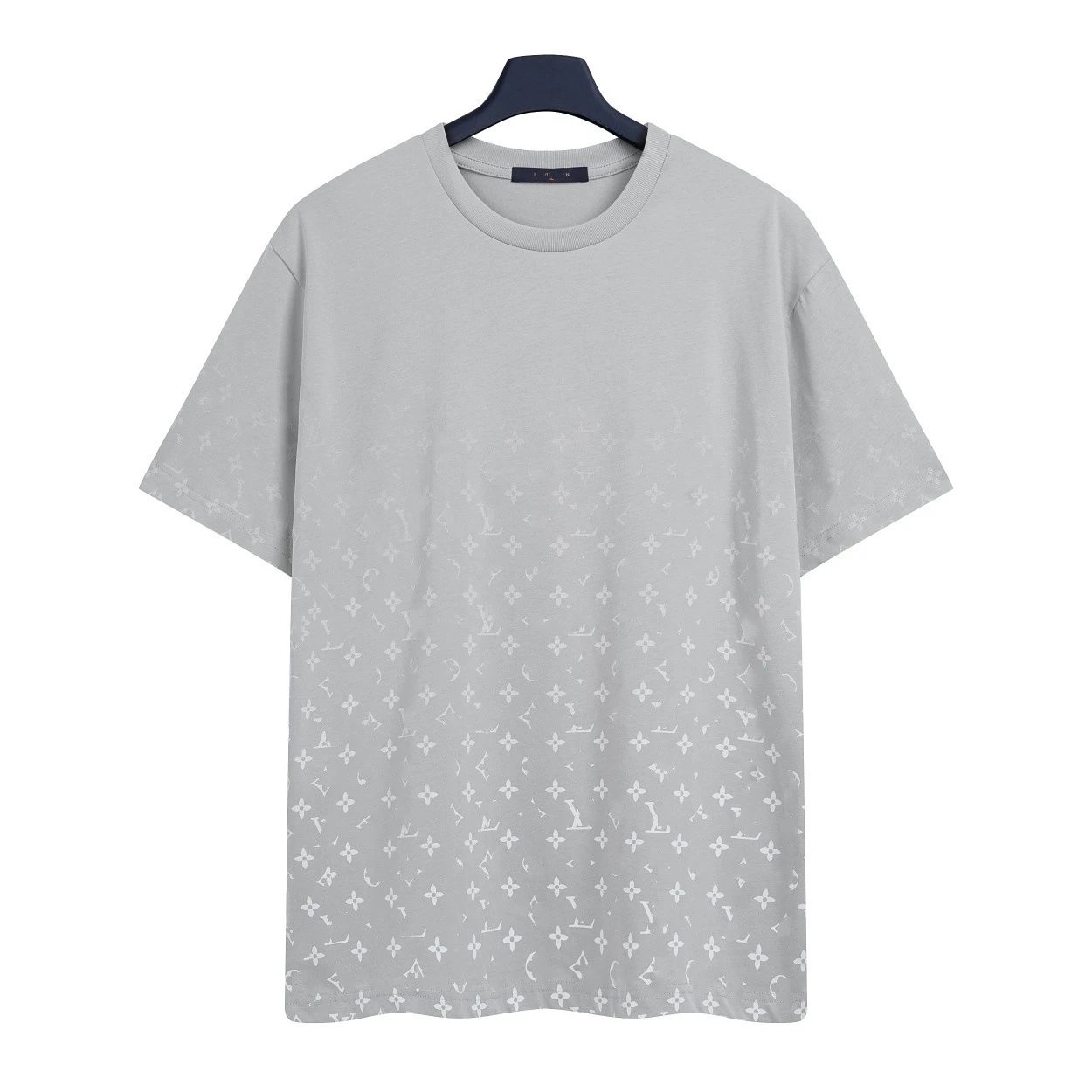 Louis Vuitton T-Shirts Gradient Monogram Print — Light Gray (Gradient Print on the Lower Body)