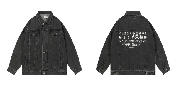 Maison Margiela Tabi Denim Jacket Black - 1