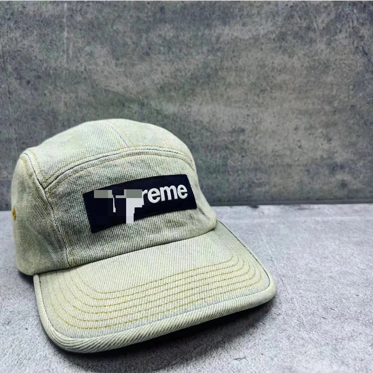 Supreme Box Logo Cotton Twill Military Cap