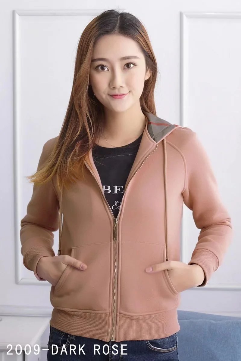 Burberry Check-Lined Hoodie Pale Grey - 11