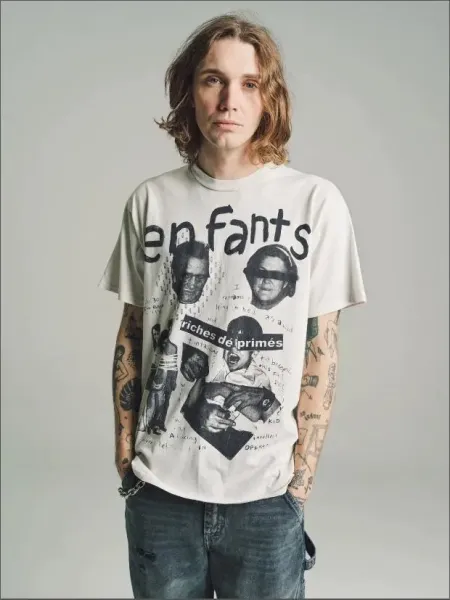 Enfants Riches Déprimés Graphic Print T-Shirt White - 1