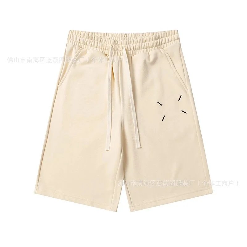 Digital Embroidery Drawstring Casual Shorts photo 3