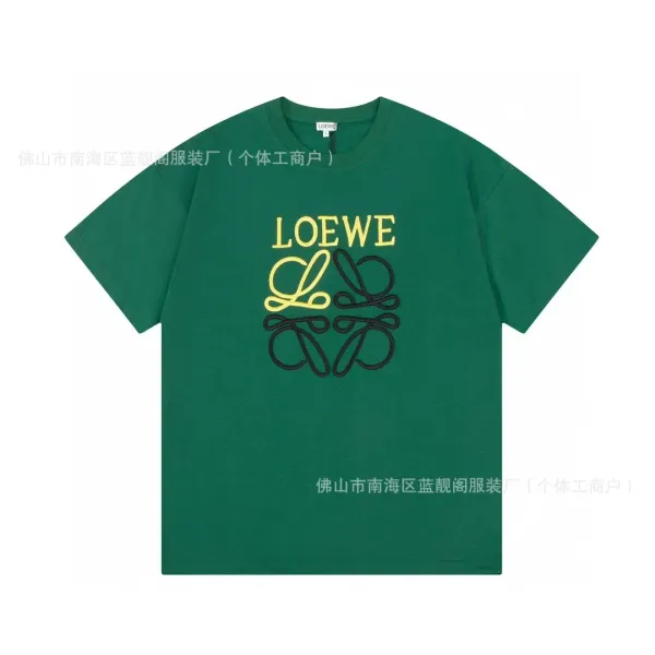 Loewe Anagram Logo T-Shirt Emerald Green T-Shirt - 1