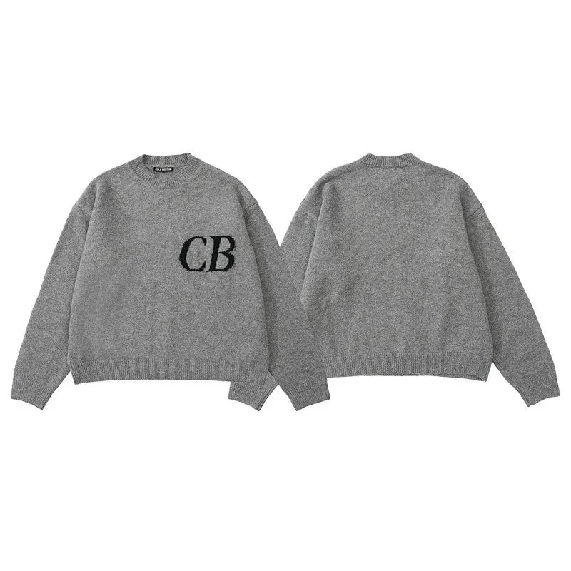 Letter Jacquard Knit Sweater photo 2