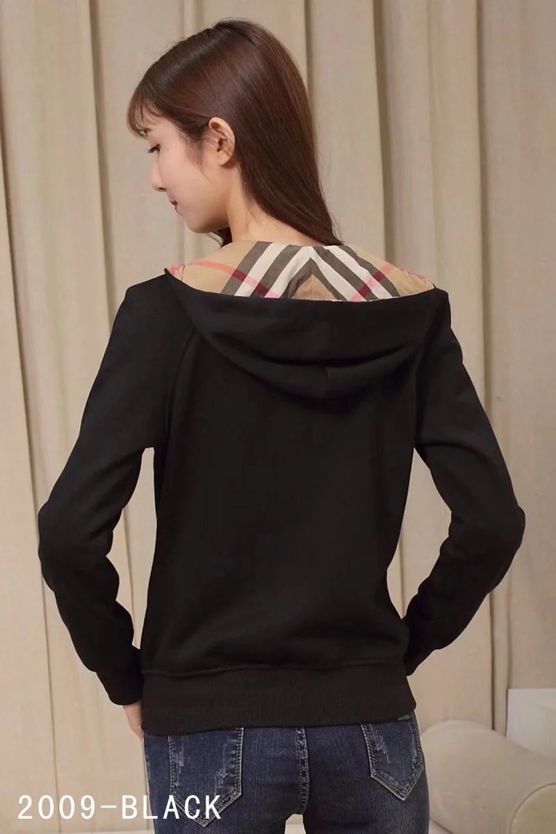 Burberry Check-Lined Hoodie Pale Grey - 7
