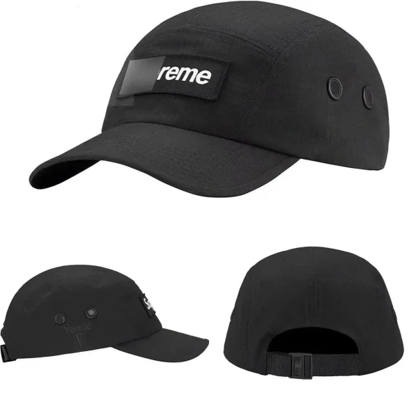 Supreme Box Logo Camp Cap Red Hat - 4