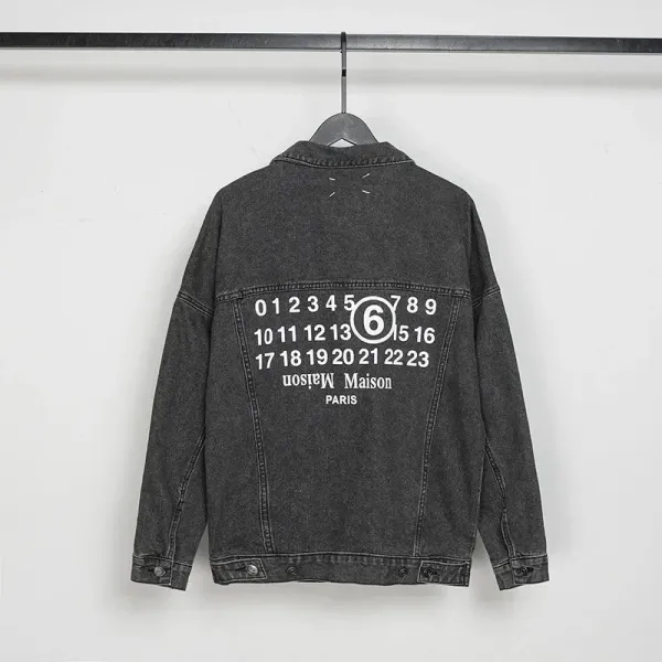 Maison Margiela Tabi Denim Jacket Black - 3