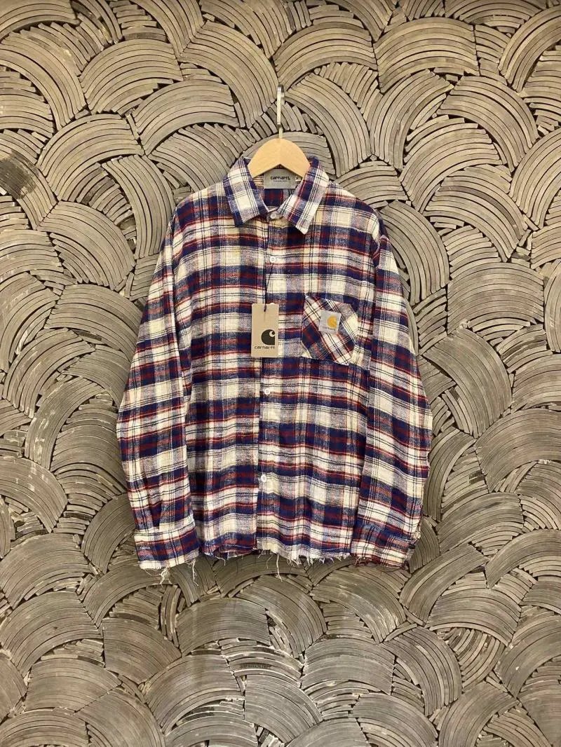 Carhartt WIP Patchwork Plaid Shirt - 4