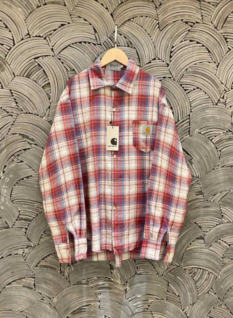 Carhartt WIP Patchwork Plaid Shirt - 5