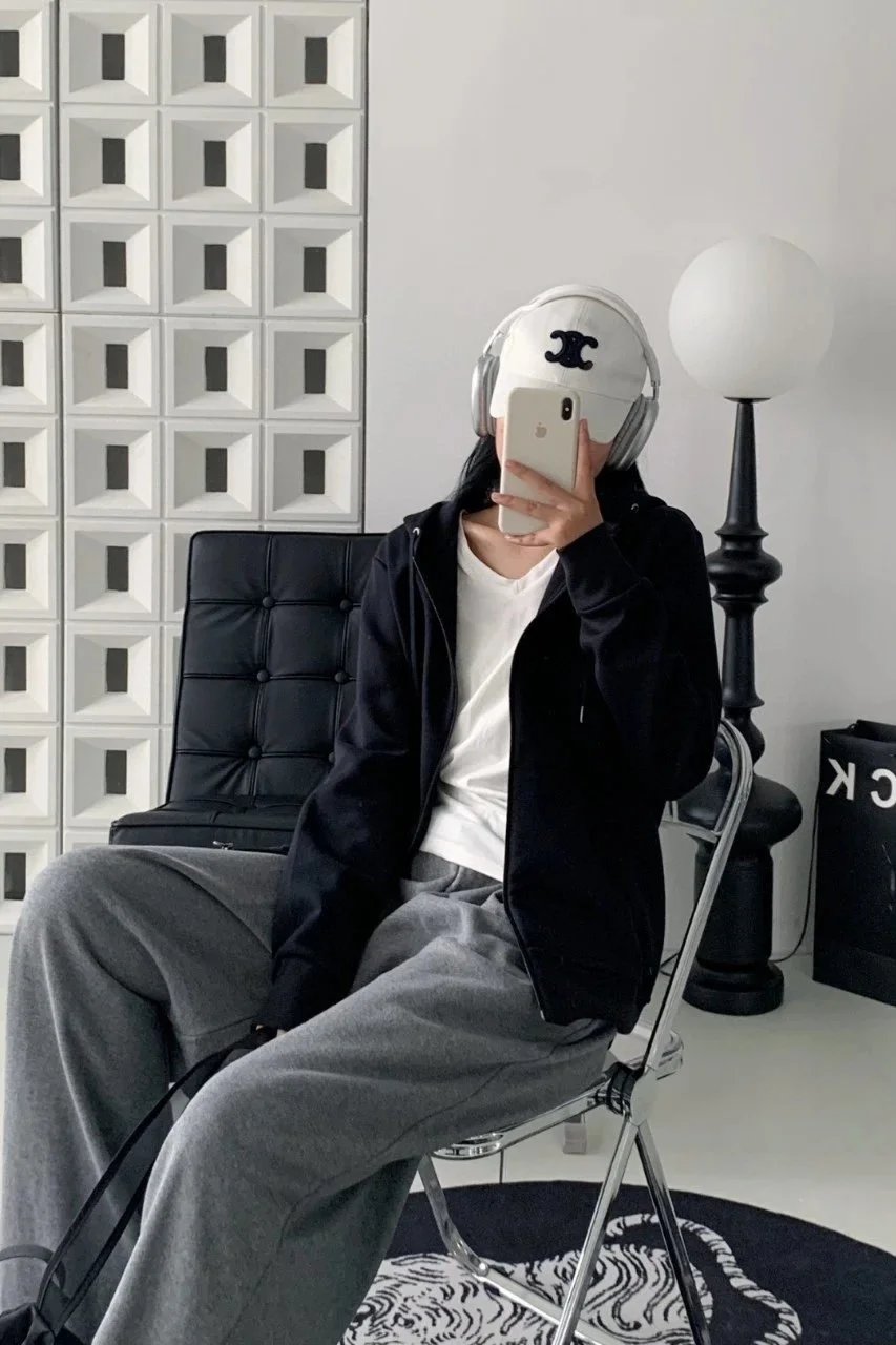 Hooded Sweatshirt Jacket Unisex photo 5