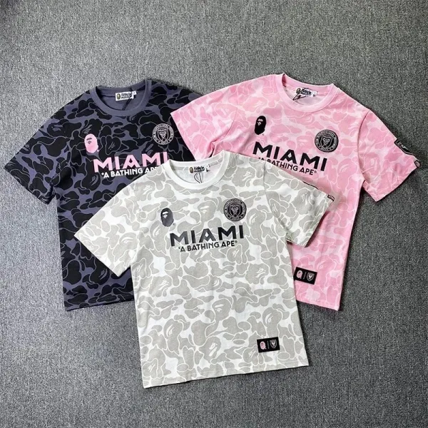 A Bathing Ape x Inter Miami CF Pink Camo Jersey T-Shirt - 4