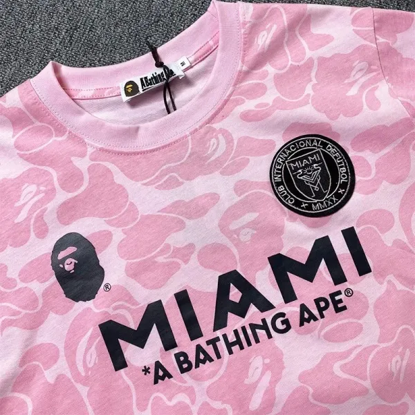 A Bathing Ape x Inter Miami CF Pink Camo Jersey T-Shirt - 11