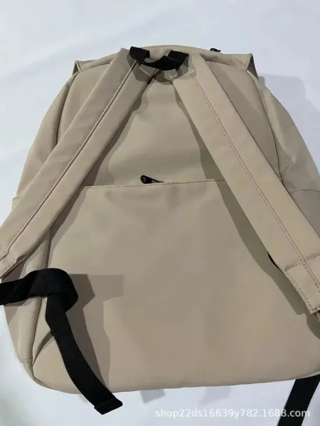 Design 1977 Print Beige Casual Backpack - 8