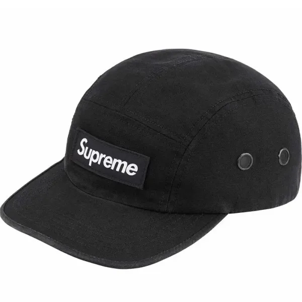 Supreme Box Logo Five-Panel Cap Black Hat - 1