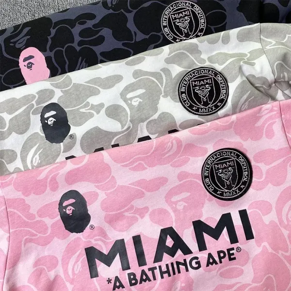 A Bathing Ape x Inter Miami CF Pink Camo Jersey T-Shirt - 10
